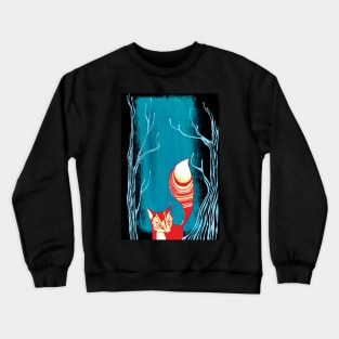 Woodland Fox Crewneck Sweatshirt